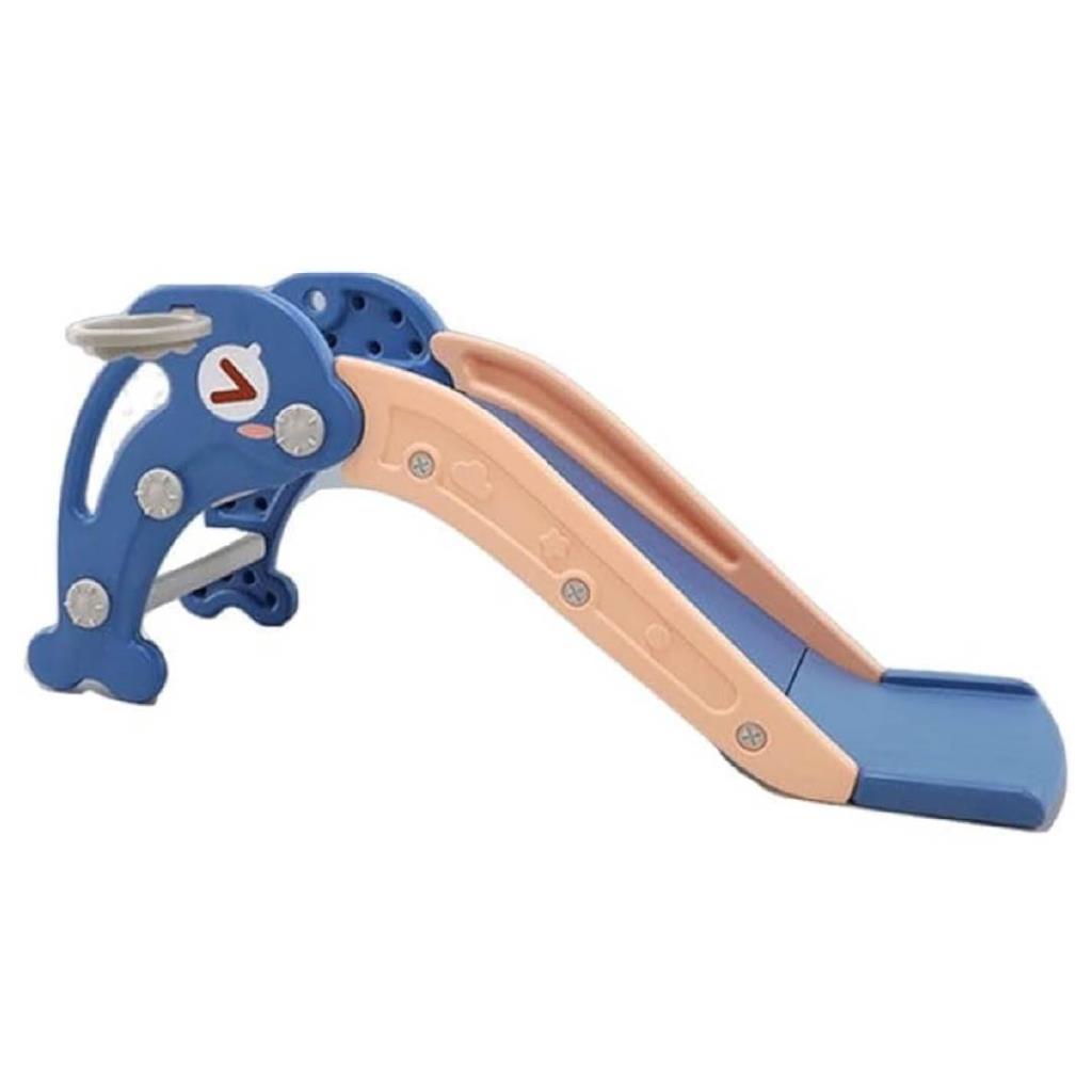 Kids Indoor/Outdoor Foldable Slide – Blue & pink 